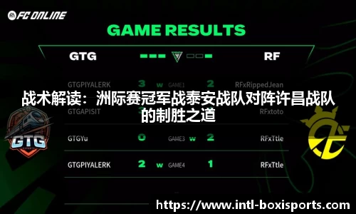 战术解读:洲际赛冠军战泰安战队对阵许昌战队的制胜之道